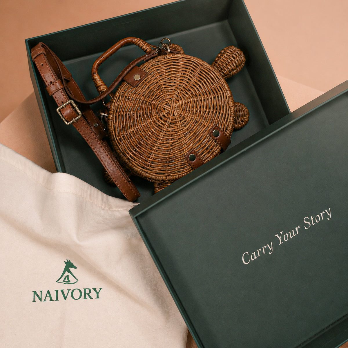 The Parana Turtle Cane Bag