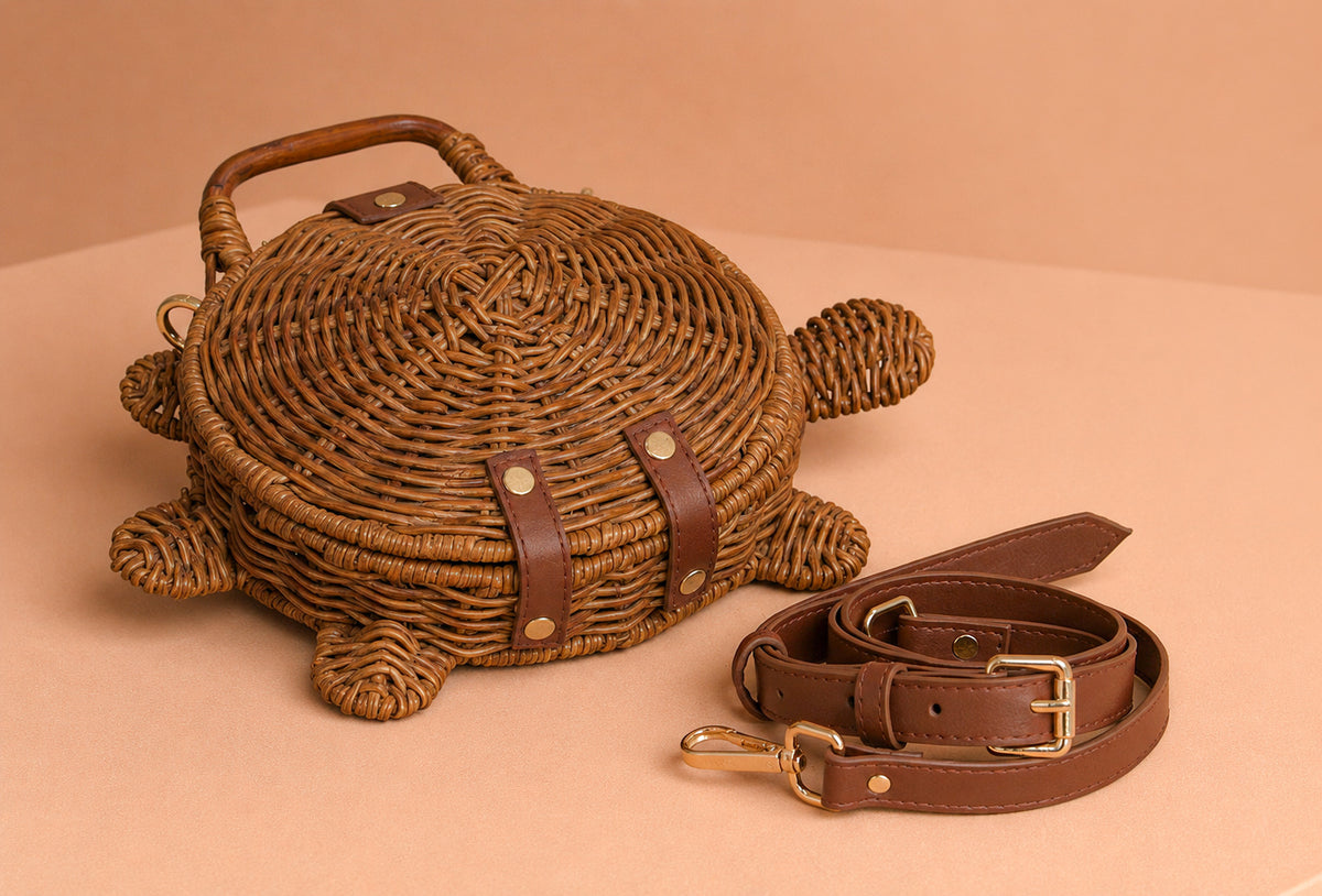 The Parana Turtle Cane Bag